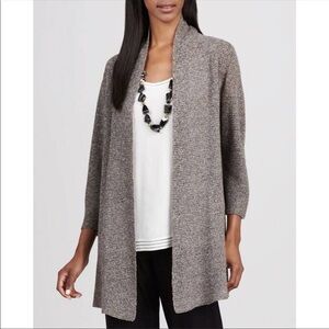 Eileen Fisher Linen lightweight open cardigan